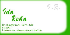 ida reha business card